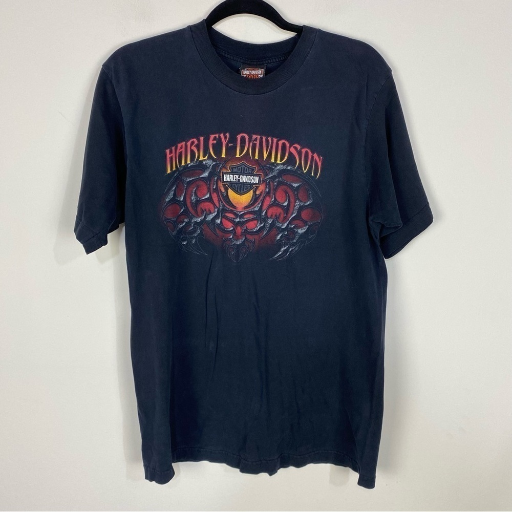 Harley Davidson black Port Charlotte Florida Graphic Tee Shirt